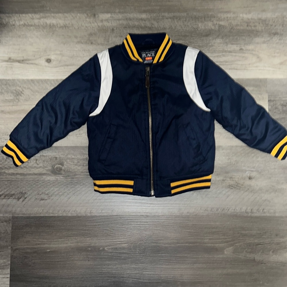 THE CHILDREN’S PLACE SHEARLING SHERPA LINED BASEBALL JACKET!